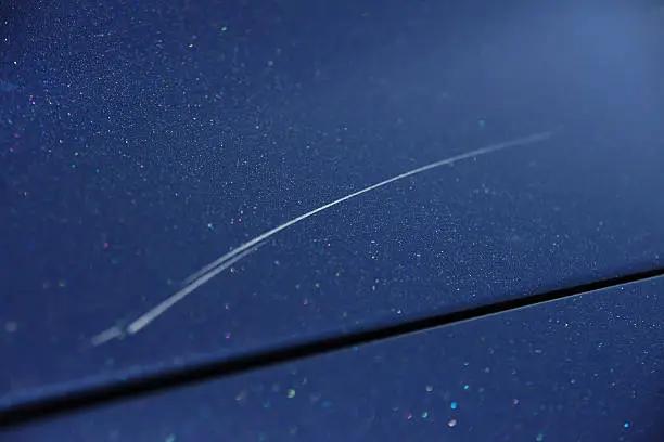 Vehicle paint scratch